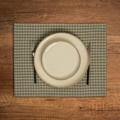Linen Placemat Dark Green
