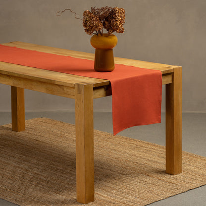 Linen Table Runner Dark Green