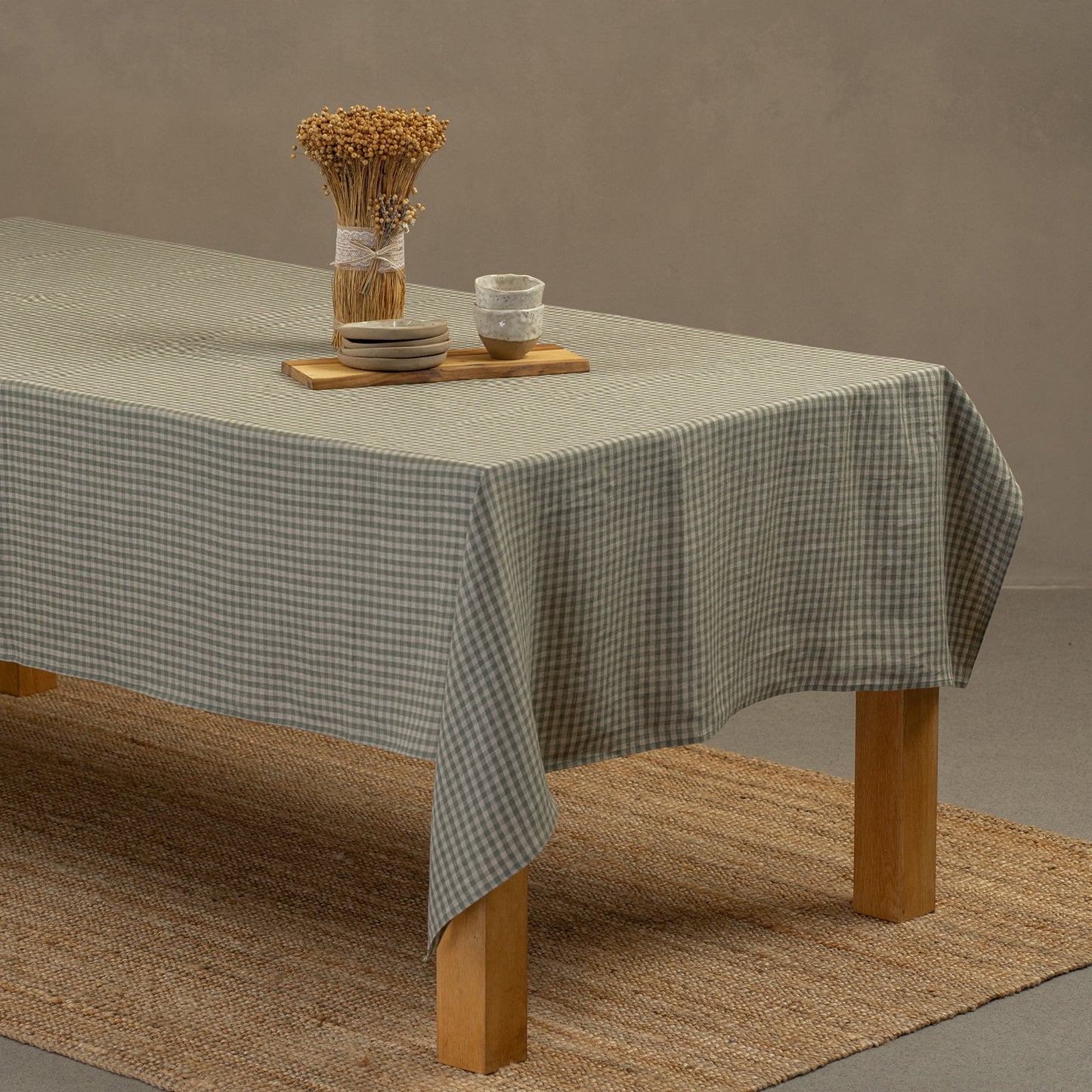 Holiday Linen Tablecloth