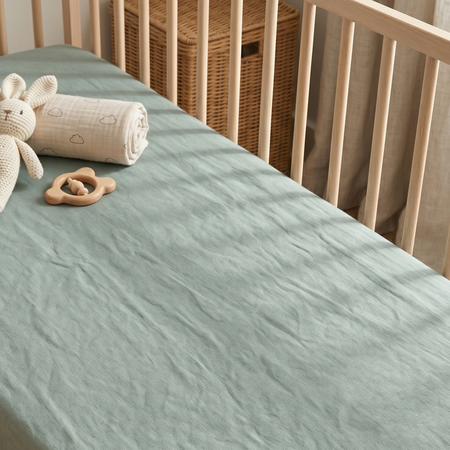 Kids' Linen Flat Sheet