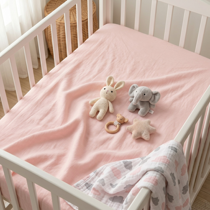 Kids' Linen Flat Sheet