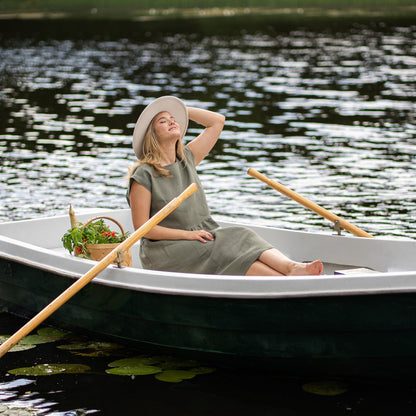 Smock Dress Cecilia Stone Green