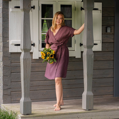 Vacation Summer Wrap Dress Eliana