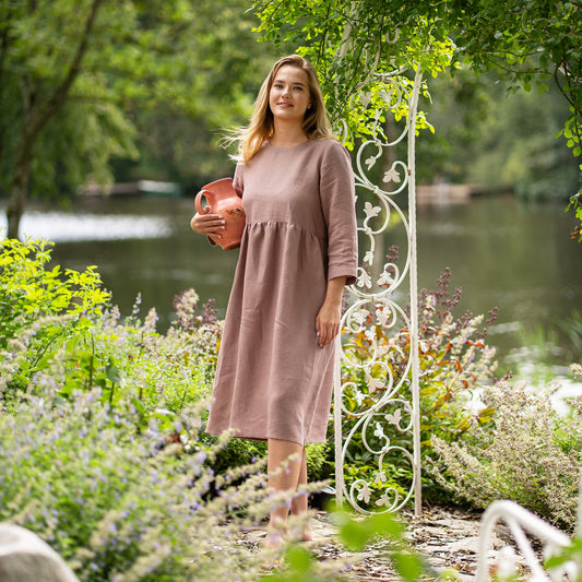 Smock Dress Lucy Faded Rose