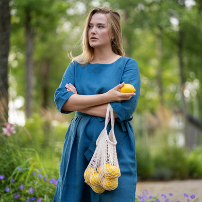 3/4 Sleeve Obi Wrap Dress Miley