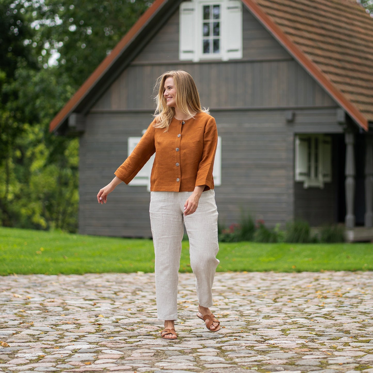Blazer Jacket with Buttons Alice
