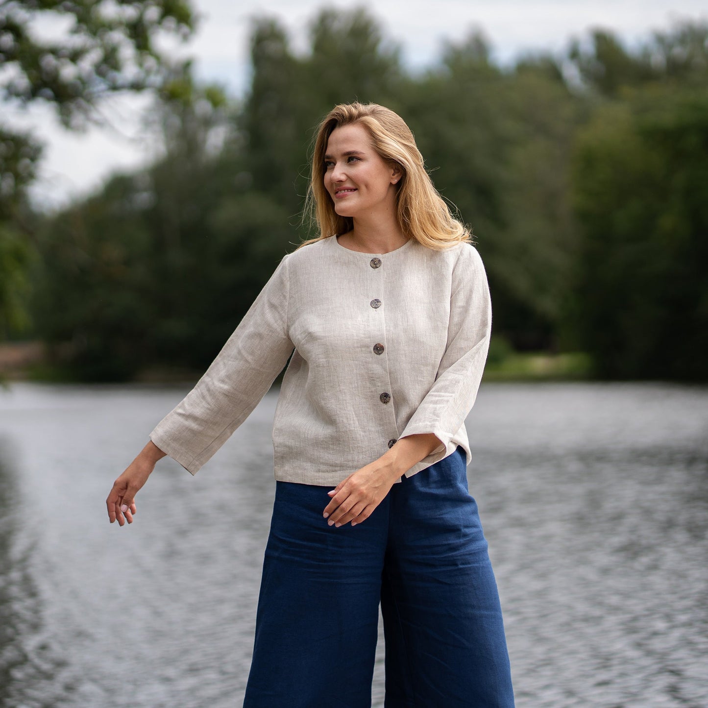 Blazer Jacket with Buttons Alice