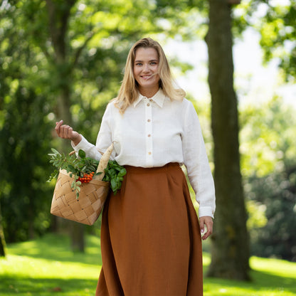 Linen Long Sleeve Shirt Rebeca