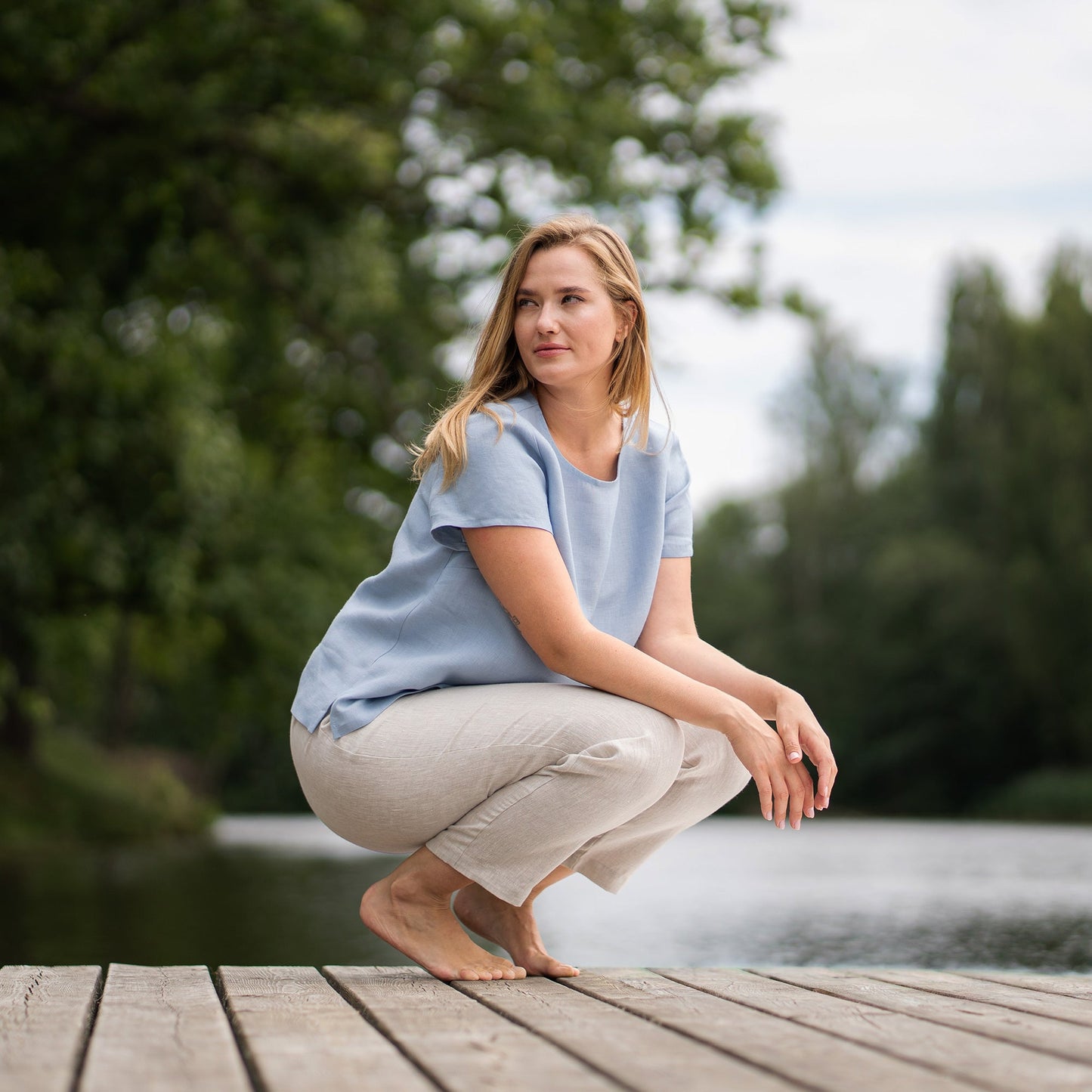 Linen Pants Dakota Natural
