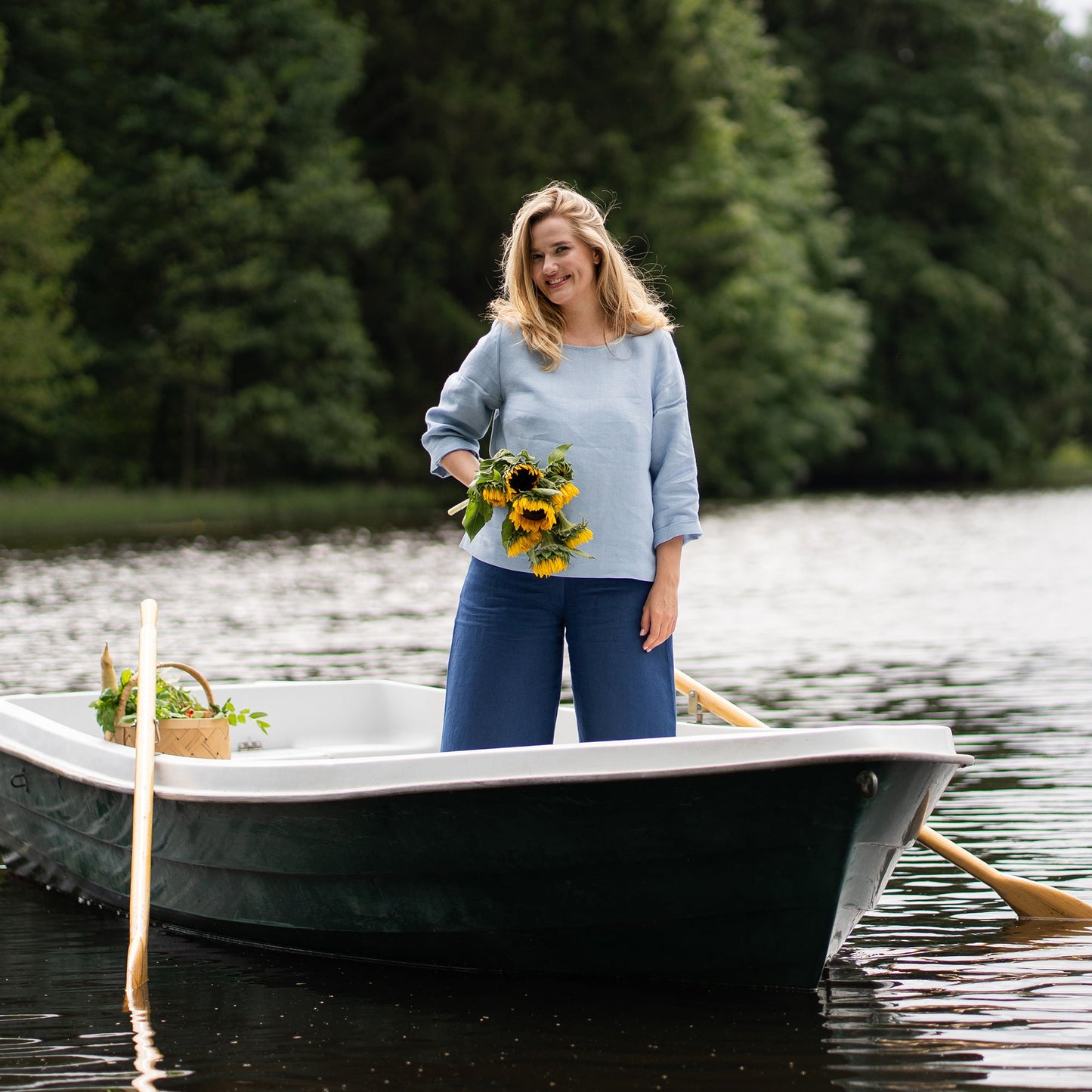 Linen Culottes Lana