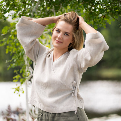 Relaxed Wrap Top Thea