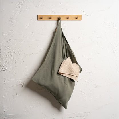 Linen Hanging Laundry Bag