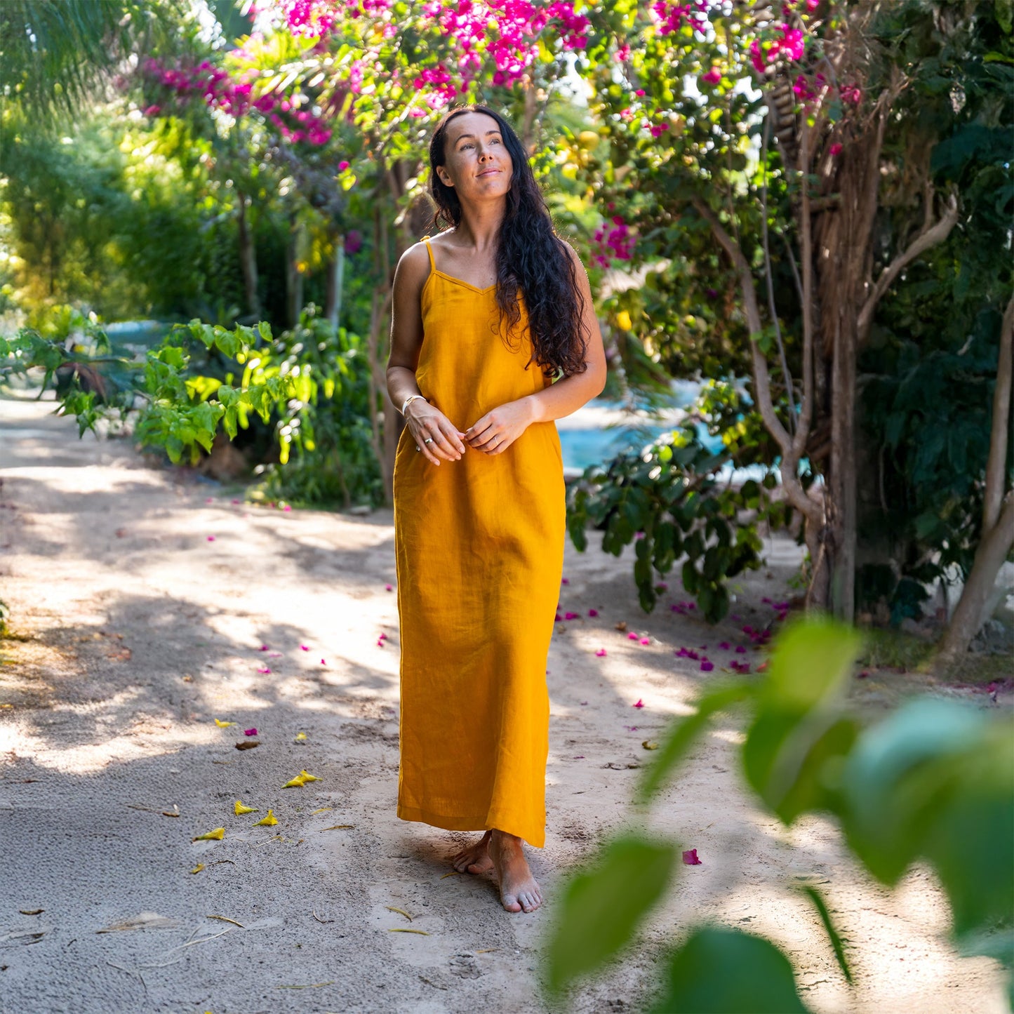 Maxi Slip Dress Livia