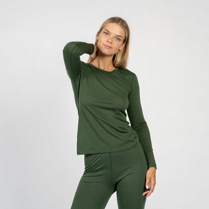Women's Thermal Base Layer Top for Skiing
