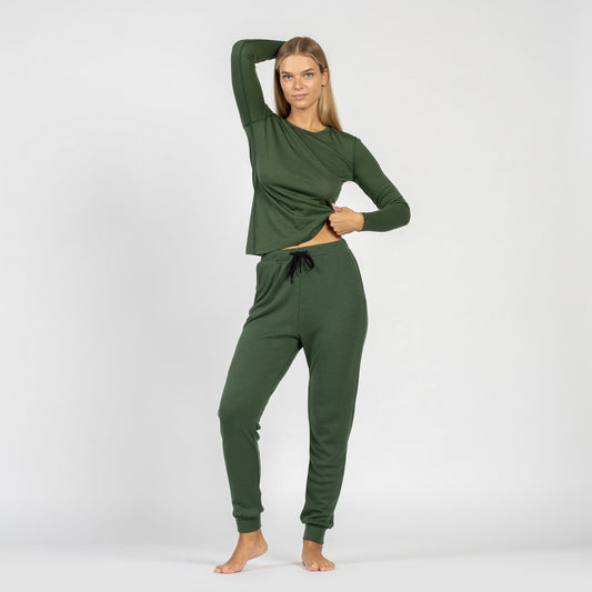 Women's Long Sleeve Top & Joggers Set