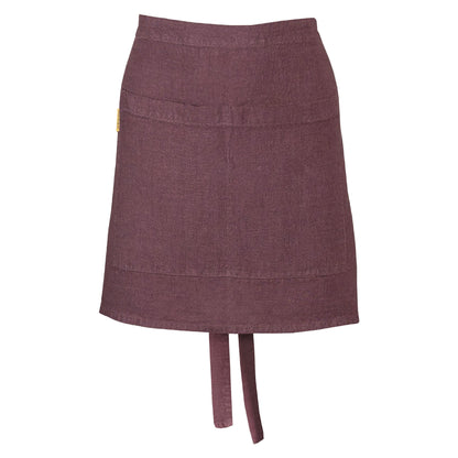 Natural Linen Half Apron