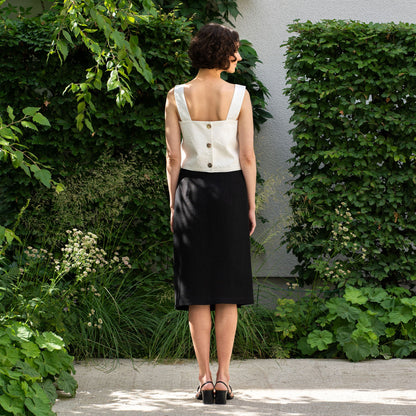 Pinafore Crop Top