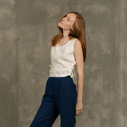 Bow Side Tie Top Audrey