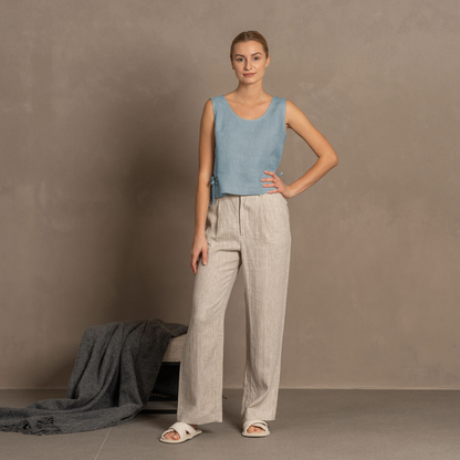 Crop Top with Side Ribbons Audrey