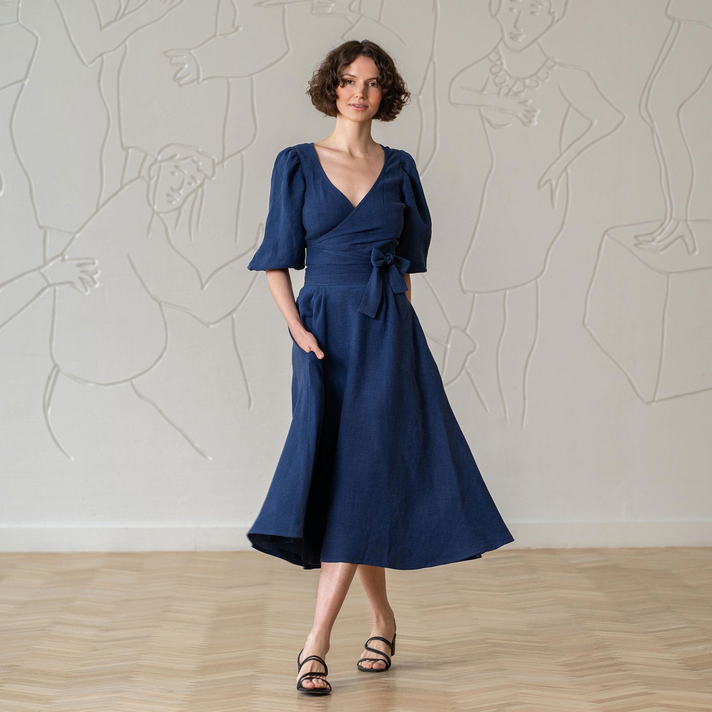 Linen Circle Skirt Evelyn