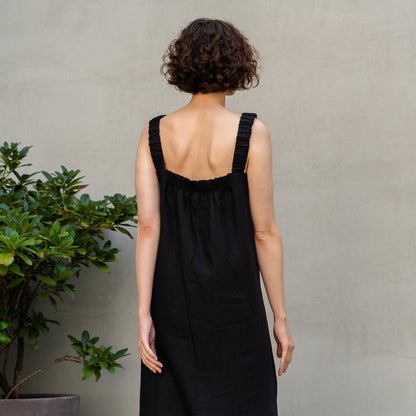 Maxi Linen Summer Dress Fiona