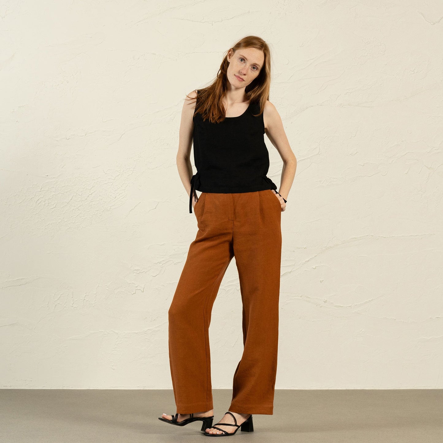 Crop Top with Side Ribbons Audrey