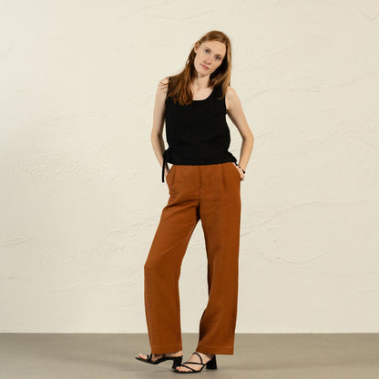 Crop Top with Side Ribbons Audrey