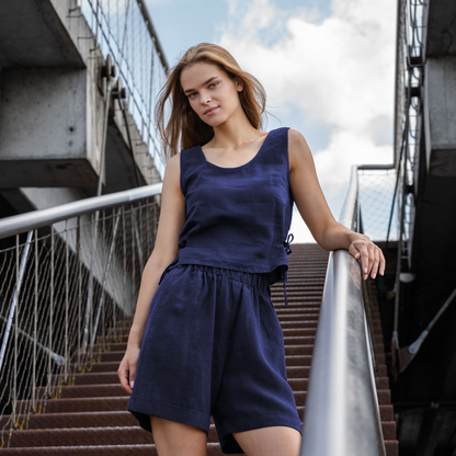 Bow Side Tie Top Audrey