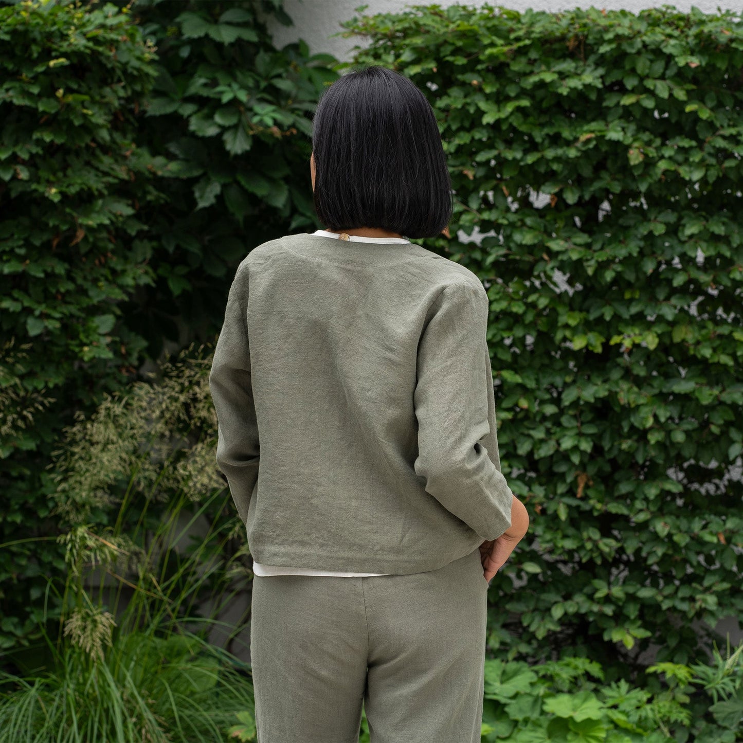 Light Linen Relaxed Jacket Eden