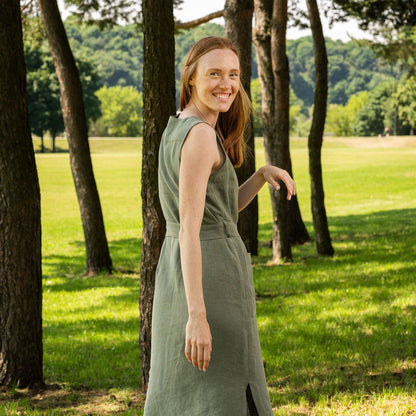 Linen Safari Dress Sierra
