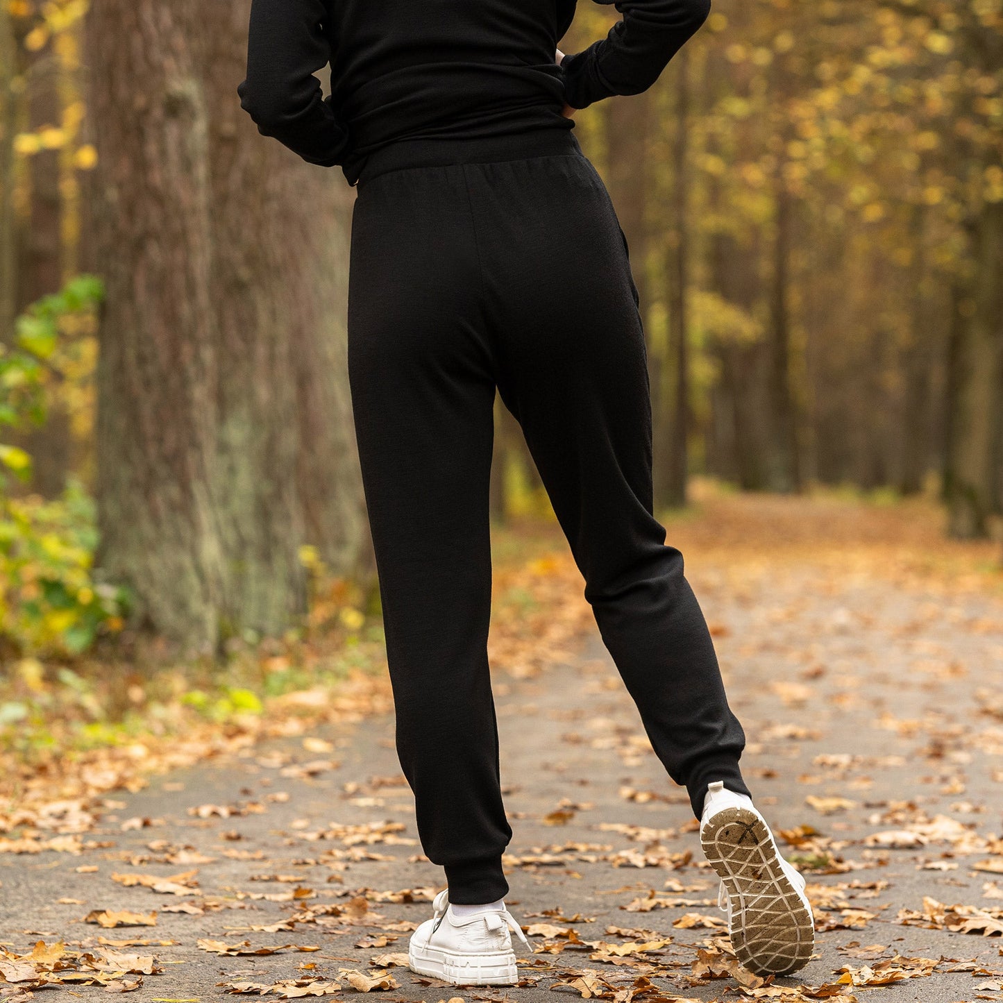 Women's 250 Merino Sweatpants Black