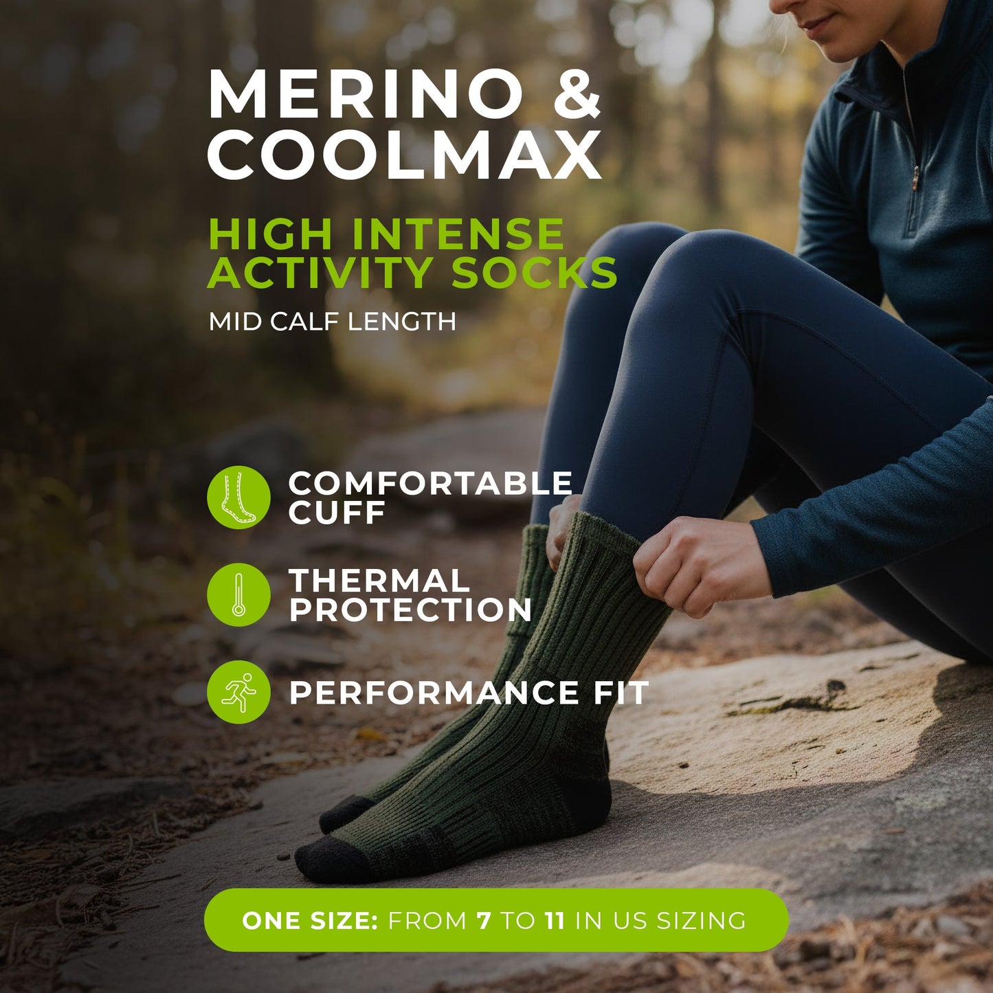 Women's Coolmax® Hiking Socks