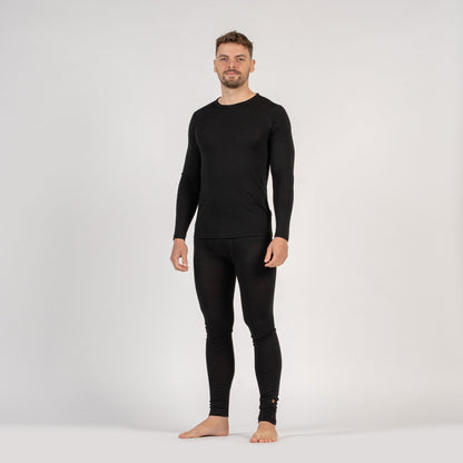 Men's Light Long Sleeve Crew UPF 35+ Black