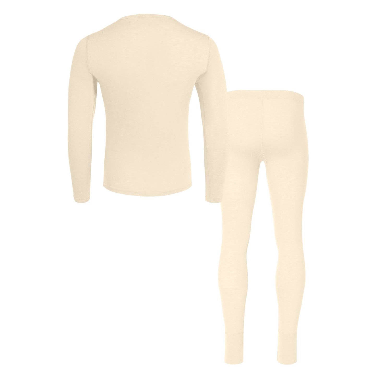 Men's 160 Long Sleeve & Bottom 2-Piece Natural