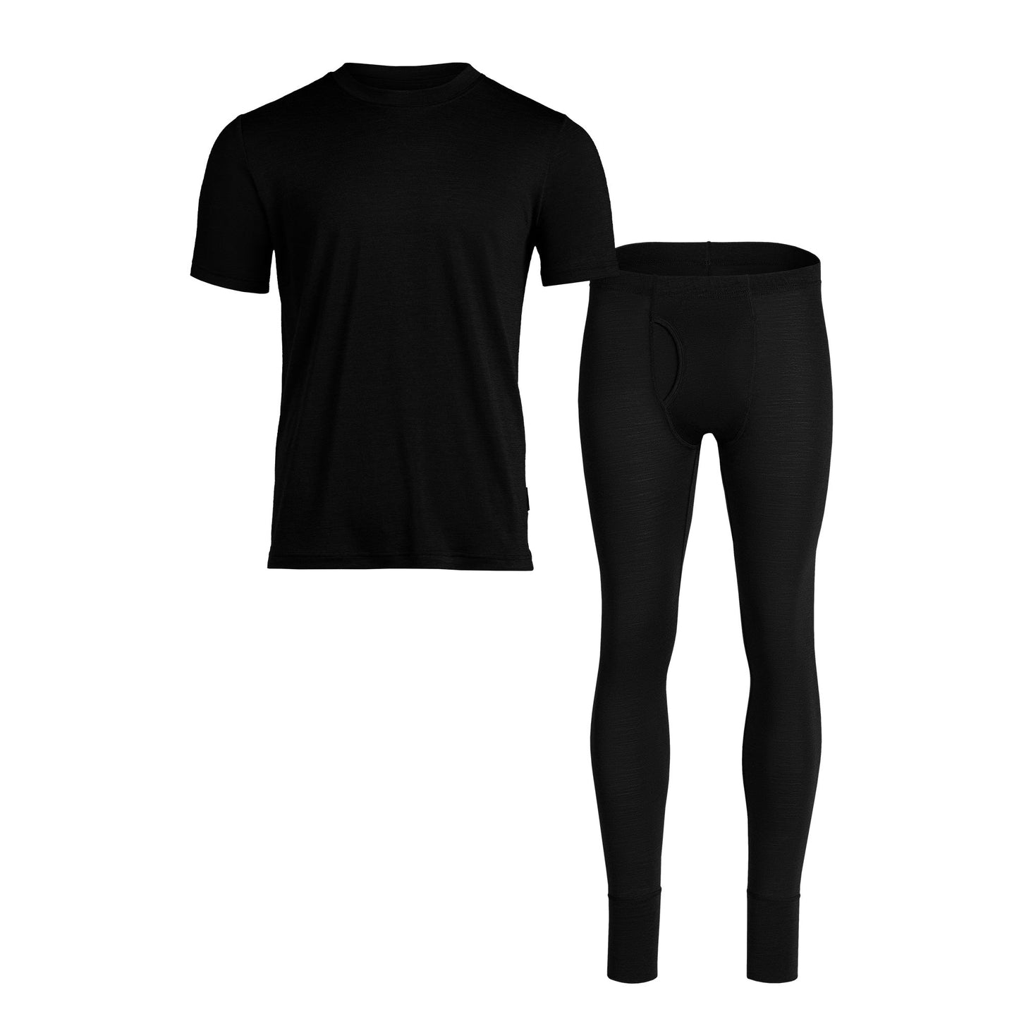 Men's T-Shirt & Bottom 2-Piece Black