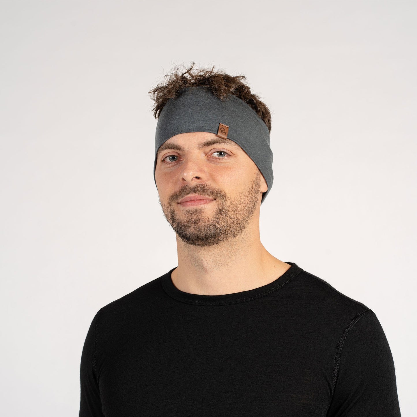 Men's Wide Headband Perfect Gray