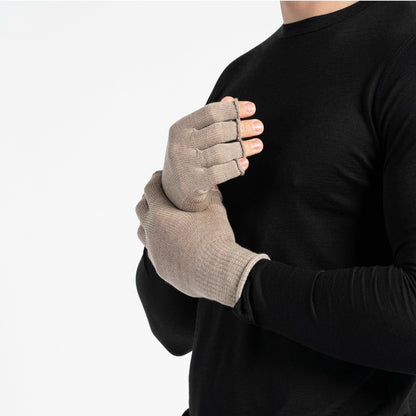 Merino Fingerless Gloves for Men