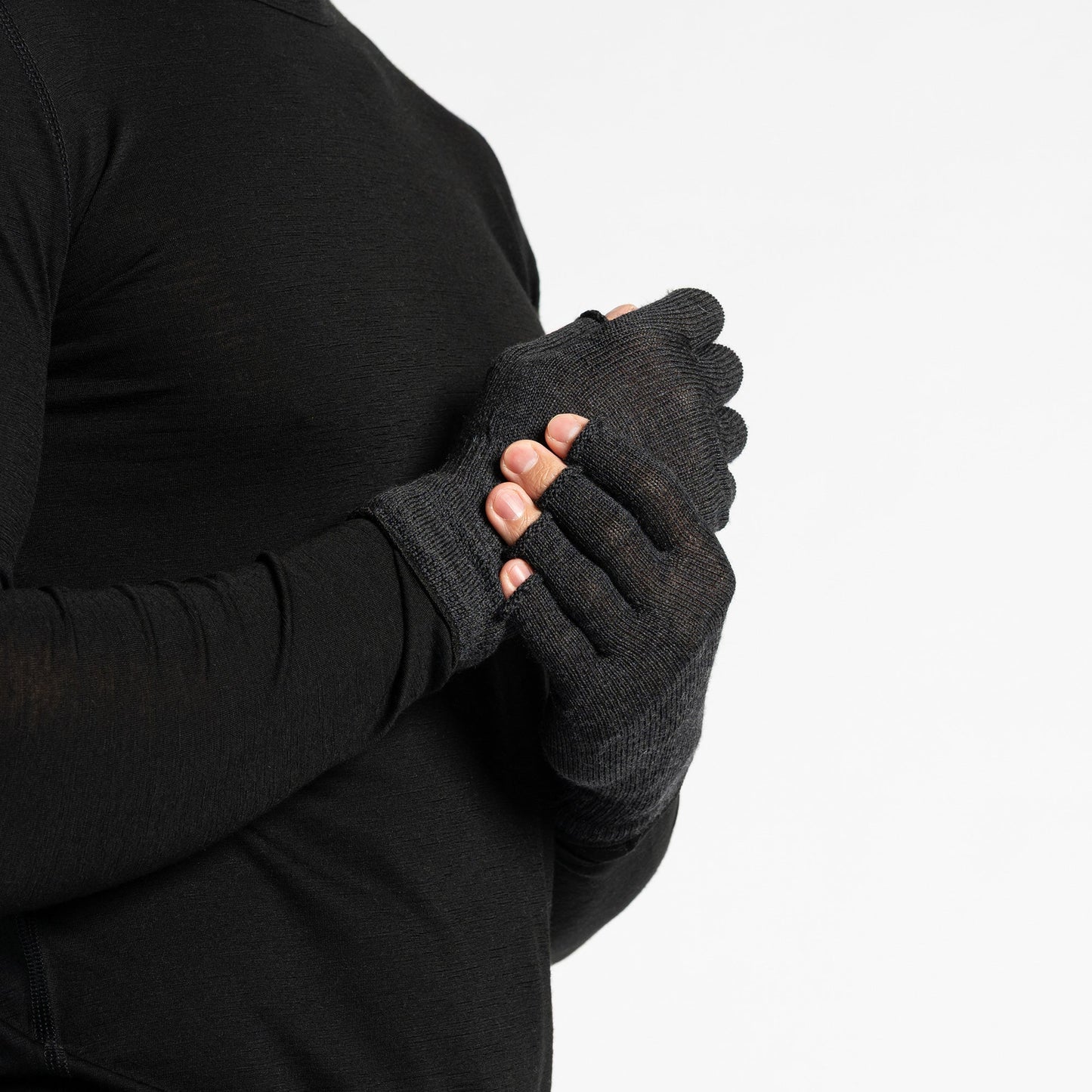 Men's Merino Wool Liner Beanie, Gaiter & Gloves 3-Piece