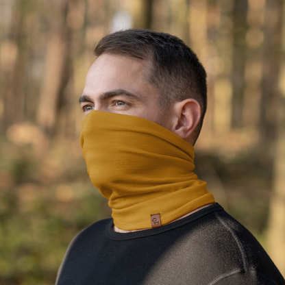 Men's Merino Summer Neck Gaiter Yellow