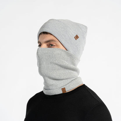 Men's Knit Beanie & Gaiter 2-Piece