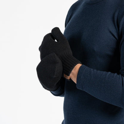 Knitted Merino Wool Mittens For Men