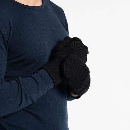 Knitted Merino Wool Mittens For Men