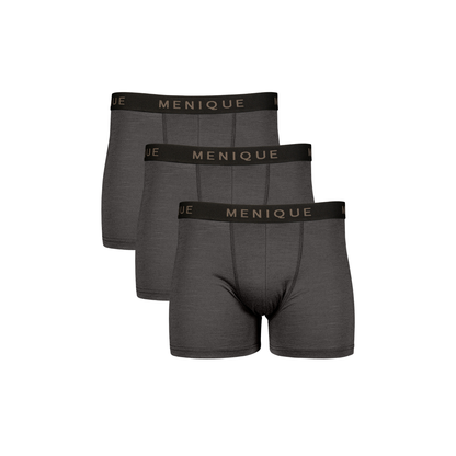 Men's Merino Short Boxer Briefs 3-Pack