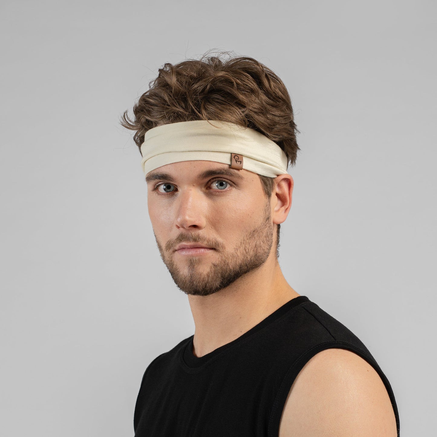 Men's Merino Sport Headband Natural