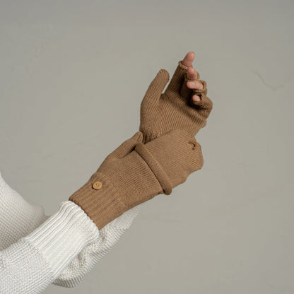 Women's Knit Merino Convertible Mittens