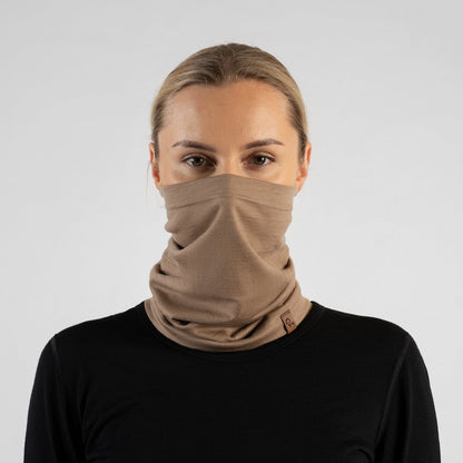 Women's Merino Wool Long Neck Gaiter
