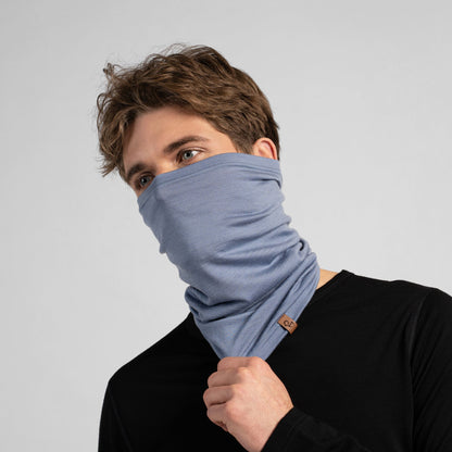 100% Merino Wool Long Neck Gaiter For Men
