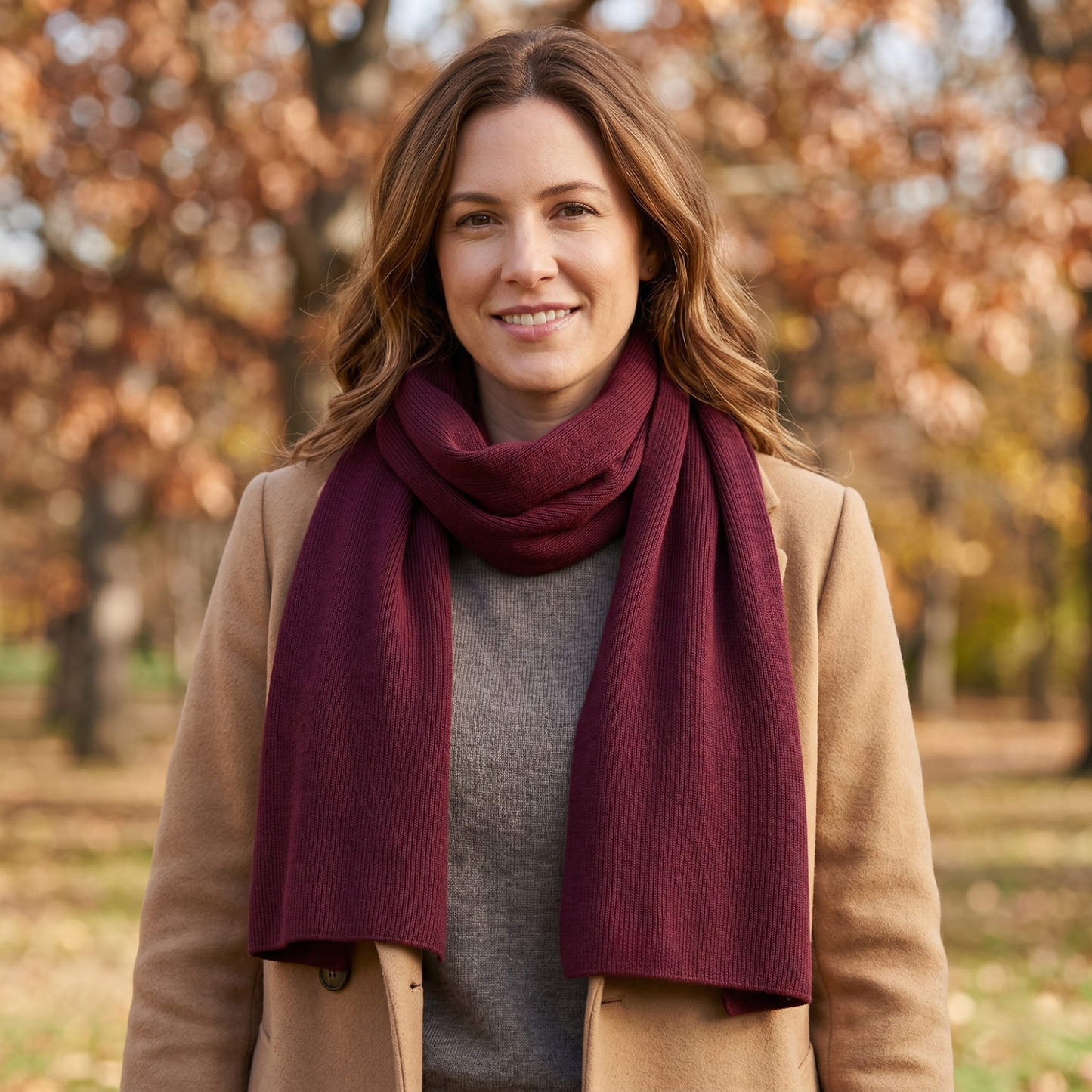 Women's Knit Scarf Merino