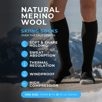 High Performance Ski Socks For Men