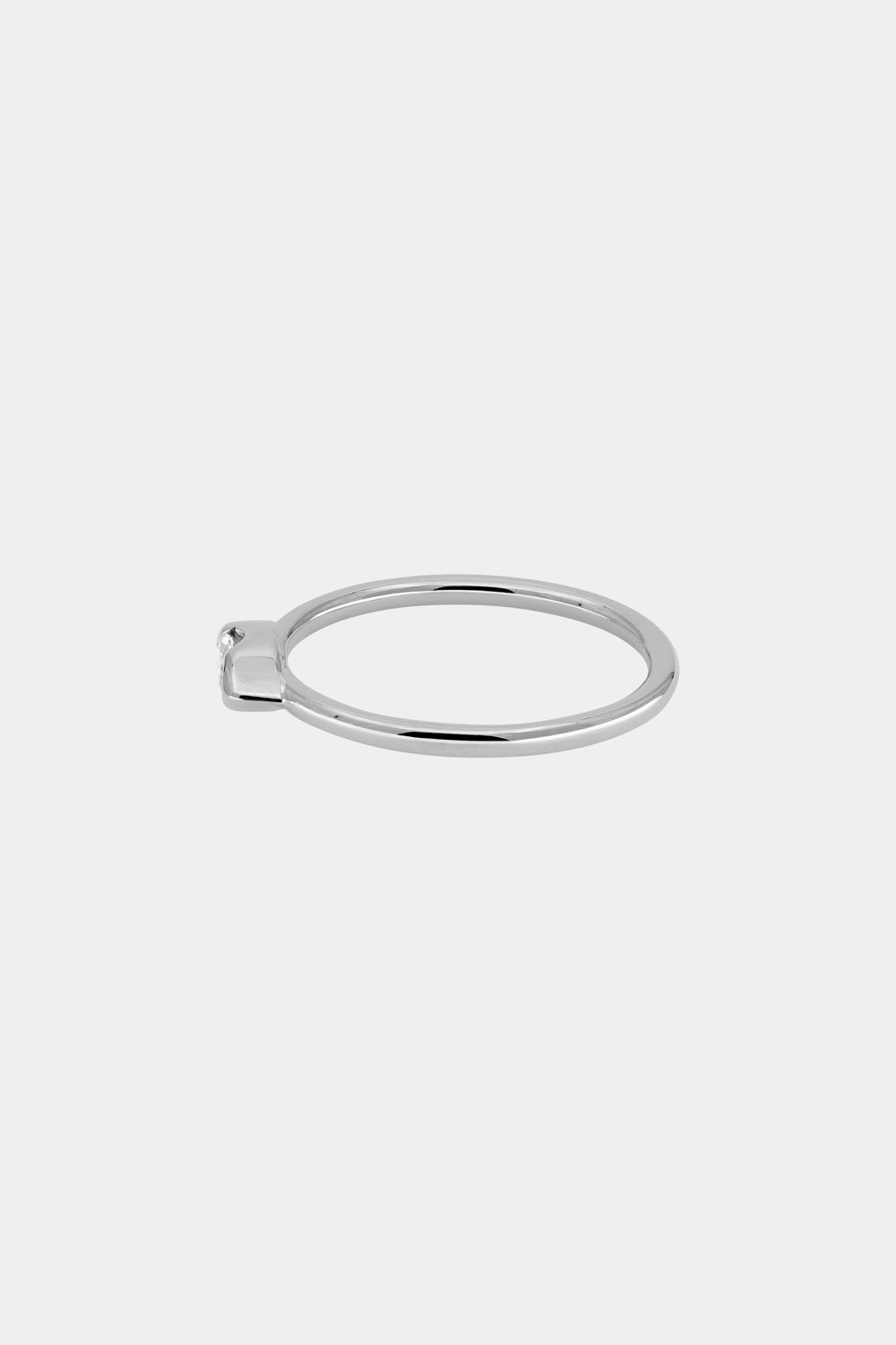 Mini Marquise Diamond Ring | 9K White Gold
